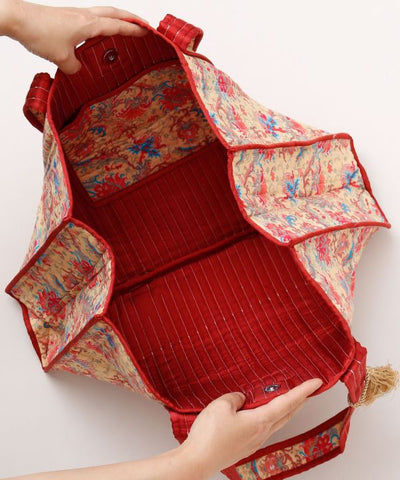 Vintage Like Quilted Tote Bag