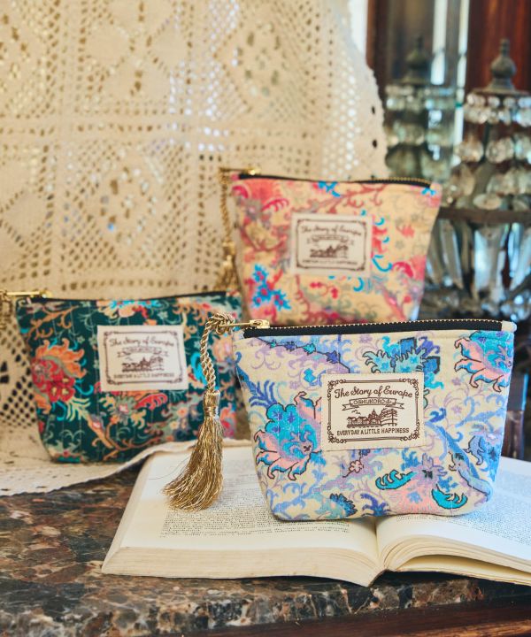 Vintage Like Quilted Pouch