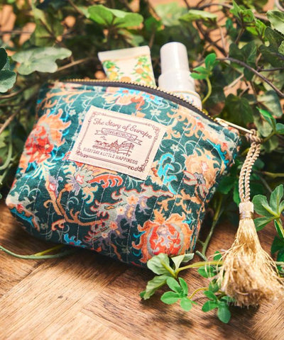 Vintage Like Quilted Pouch