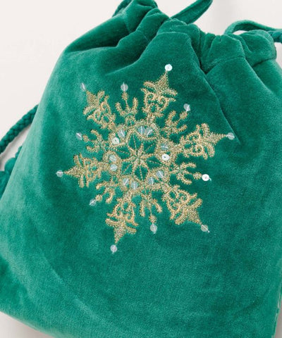 Velvet Drawstring Shoulder Bag