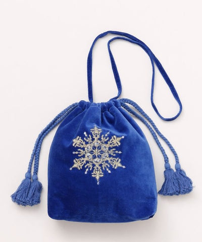 Velvet Drawstring Shoulder Bag