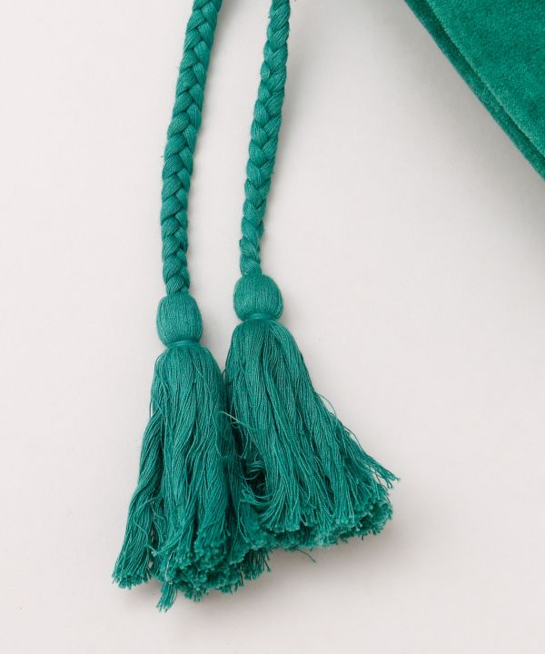 Velvet Drawstring Shoulder Bag