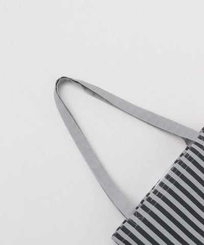Striped Shopping Tote Bag