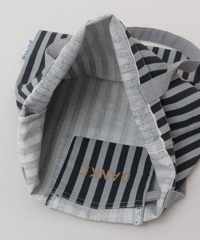 Striped Shopping Tote Bag