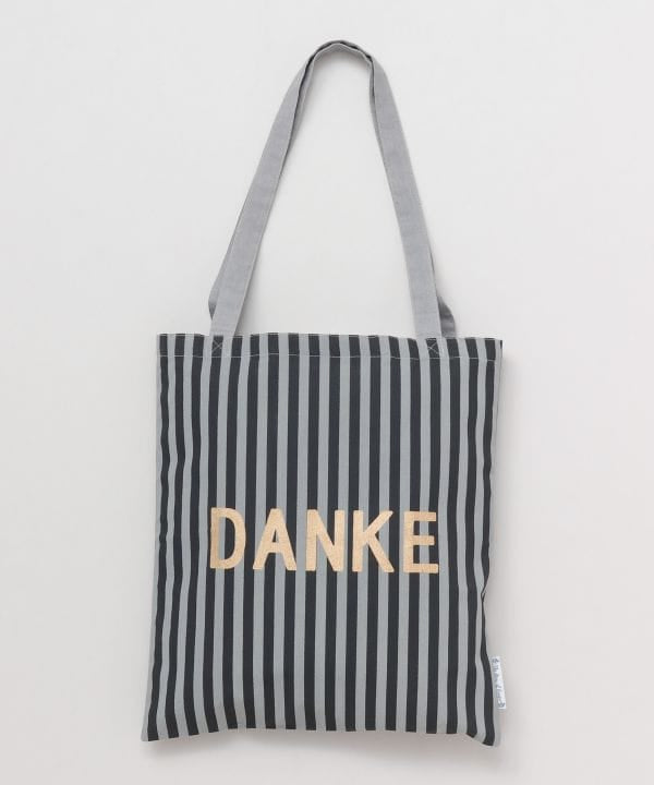 Striped Shopping Tote Bag