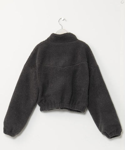 SURF＆Palms Short Zip Up Boa Jacket