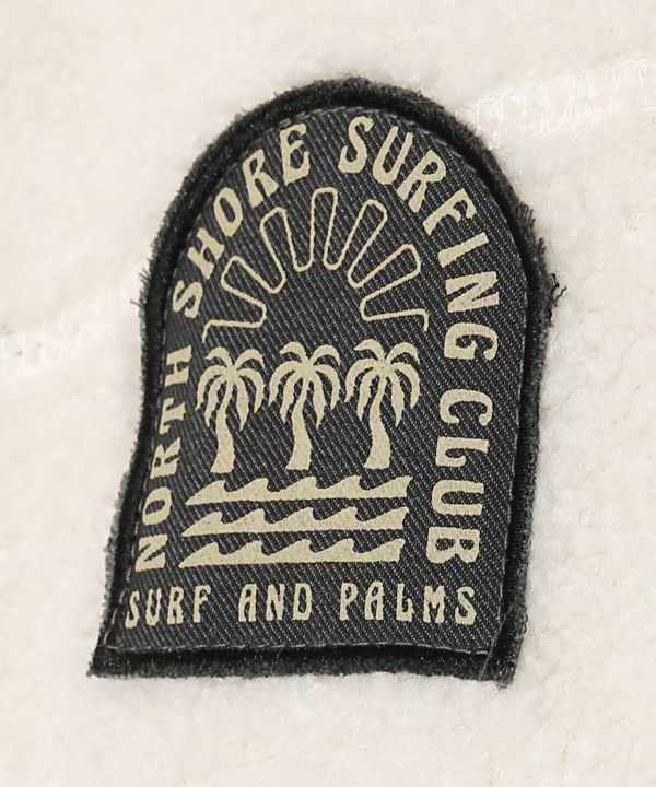 SURF＆Palms Short Zip Up Boa Jacket