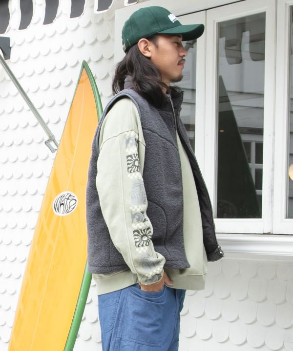 SURF＆Palms Men's Boa Vest