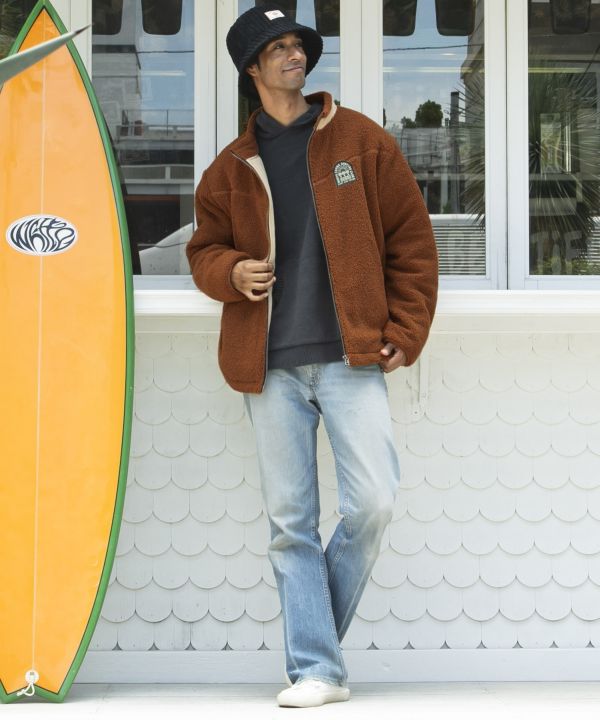 SURF＆Palms Men's Boa Jacket