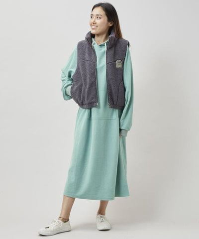 SURF＆Palms Boa Vest for Women