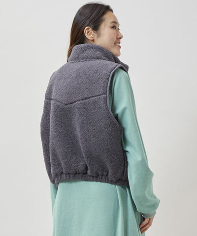 SURF＆Palms Boa Vest for Women