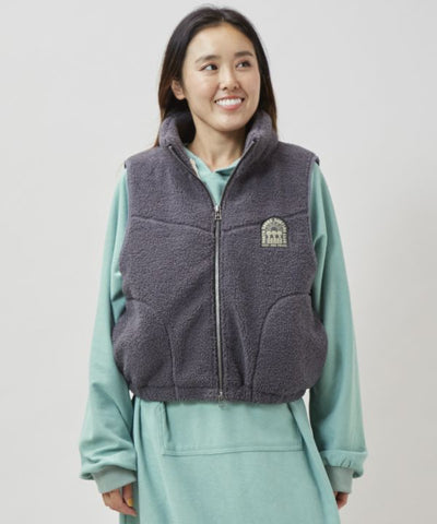 SURF＆Palms Boa Vest for Women