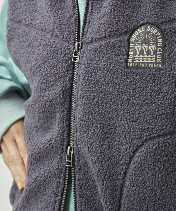 SURF＆Palms Boa Vest for Women