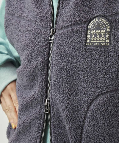 SURF＆Palms Boa Vest for Women