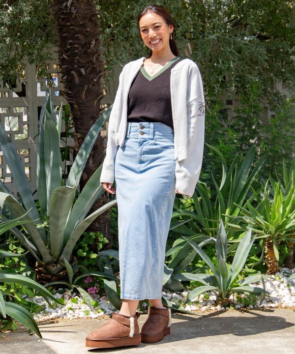 SURF＆Palms 2-Way Tank & Cardigan Set