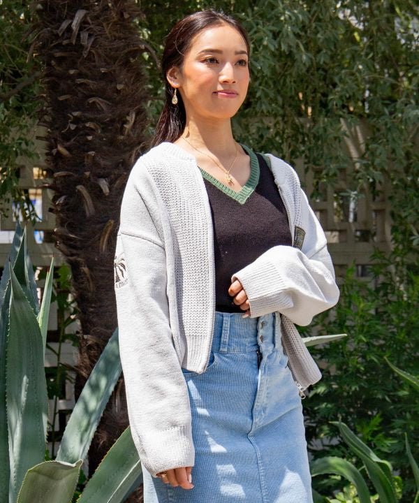 SURF＆Palms 2-Way Tank & Cardigan Set