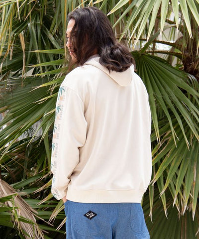 SURF＆Palms Men's Faux Suede Hoodie