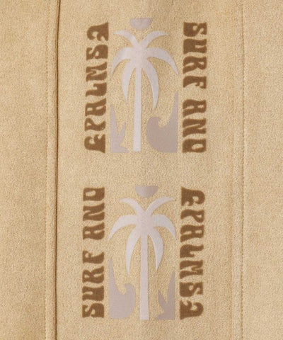 SURF＆Palms Men's Faux Suede Hoodie