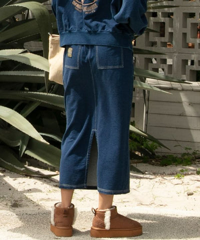 SURF＆Palms Denim Color Skirt