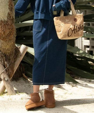 SURF＆Palms Denim Color Skirt