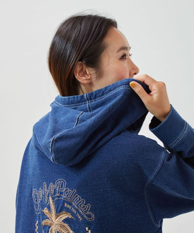 SURF＆Palms Men's Embroidered Hoodie