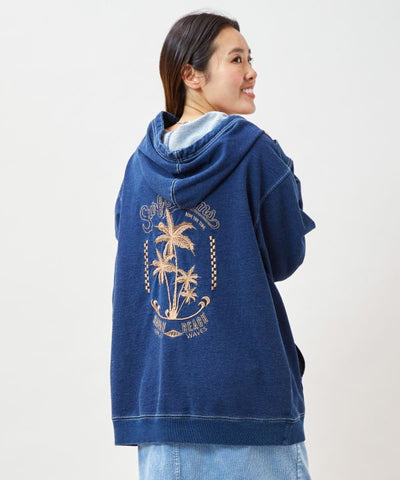 SURF＆Palms Men's Embroidered Hoodie