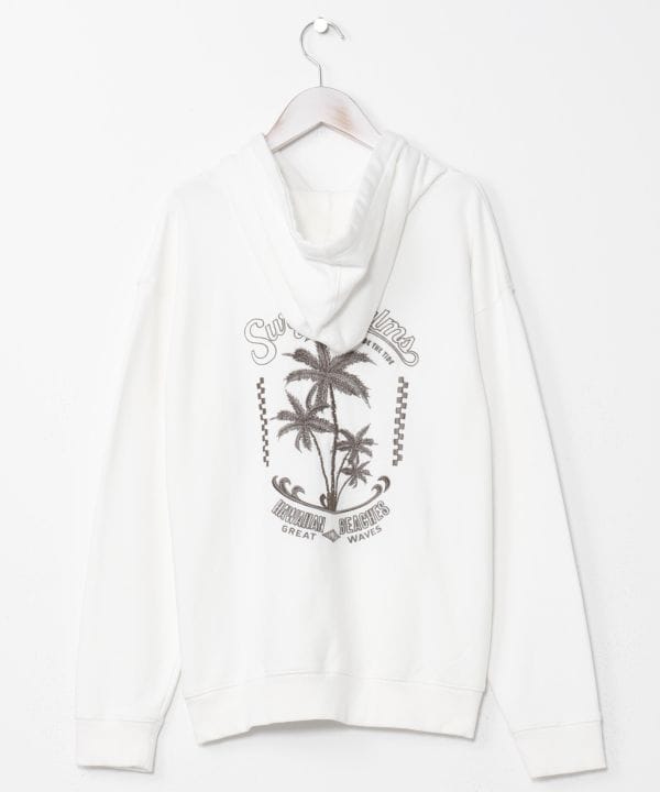 SURF＆Palms Men's Embroidered Hoodie
