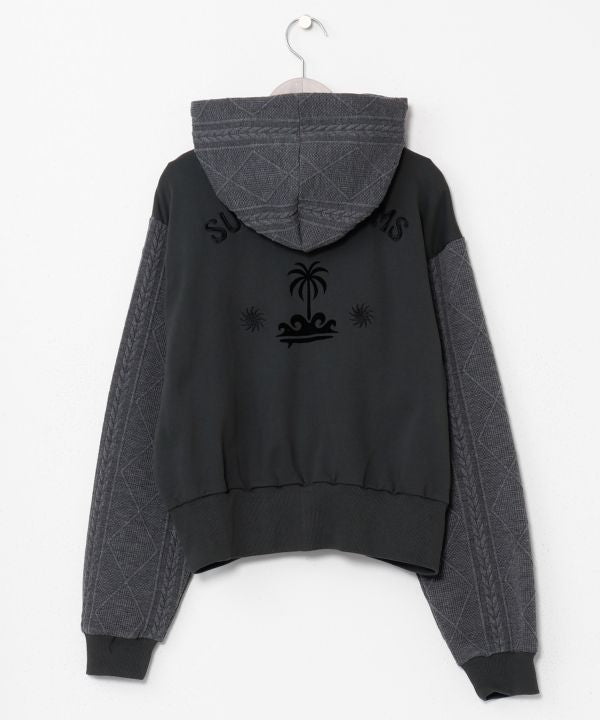 SURF＆Palms Active Zip Up Hoodie