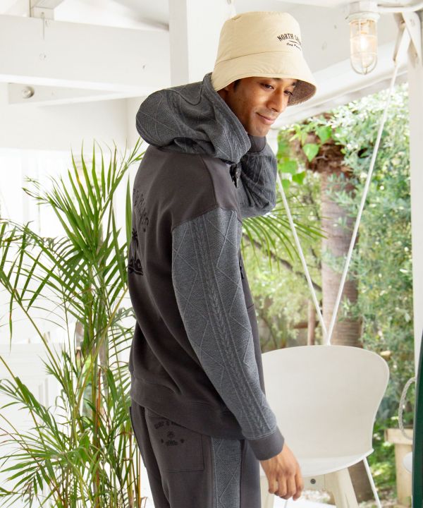 SURF＆Palms Men's Active Hoodie