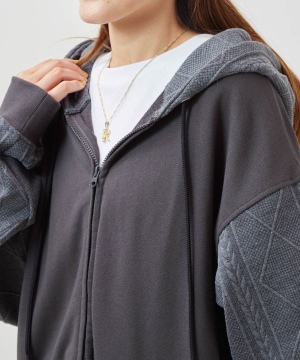 SURF＆Palms Men's Active Zip Up Hoodie