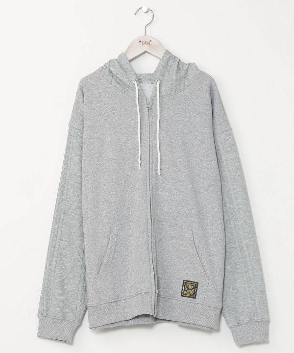 SURF＆Palms Men's Active Zip Up Hoodie