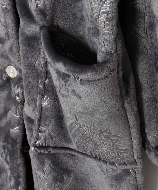 Luxury Palm Tree Print Lounge Long Cardigan