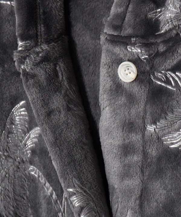 Luxury Palm Tree Print Lounge Long Cardigan