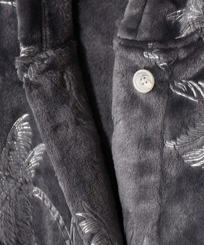 Luxury Palm Tree Print Lounge Long Cardigan