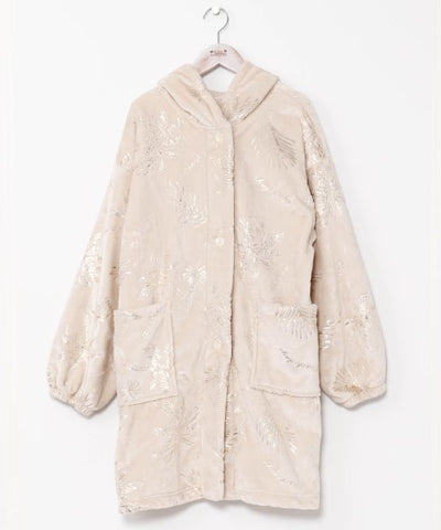 Luxury Palm Tree Print Lounge Long Cardigan