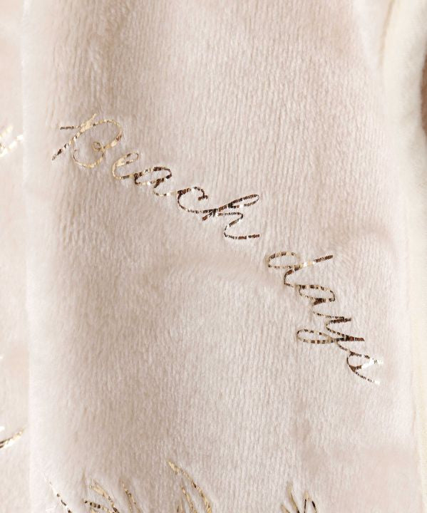 Luxury Palm Tree Print Lounge Long Vest