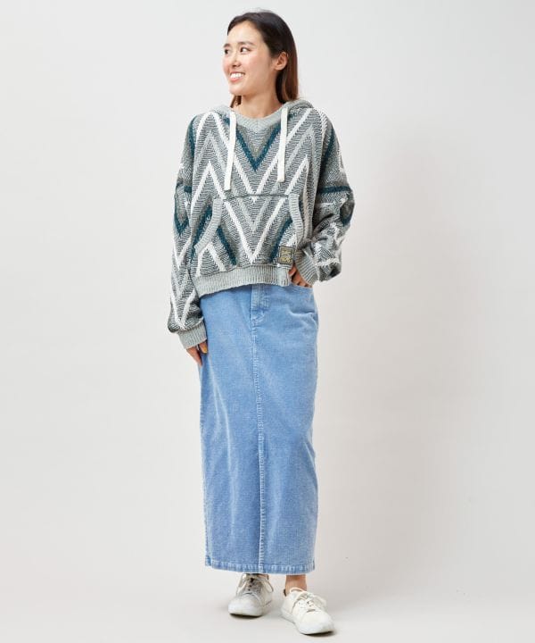 SURF＆Palms Hooded Knit Pullover