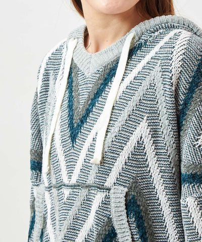 SURF＆Palms Hooded Knit Pullover