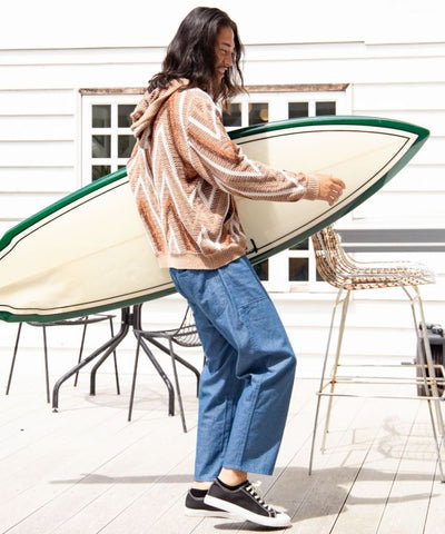 SURF＆Palms Men's Hooded Knit Pullover