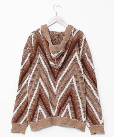 SURF＆Palms Men's Hooded Knit Pullover