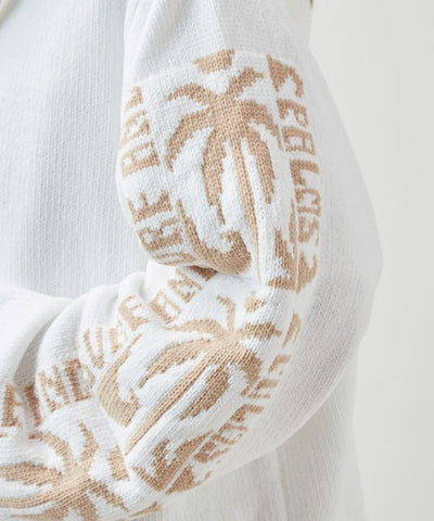 SURF＆Palms Soft Knit Zip Up Hoodie