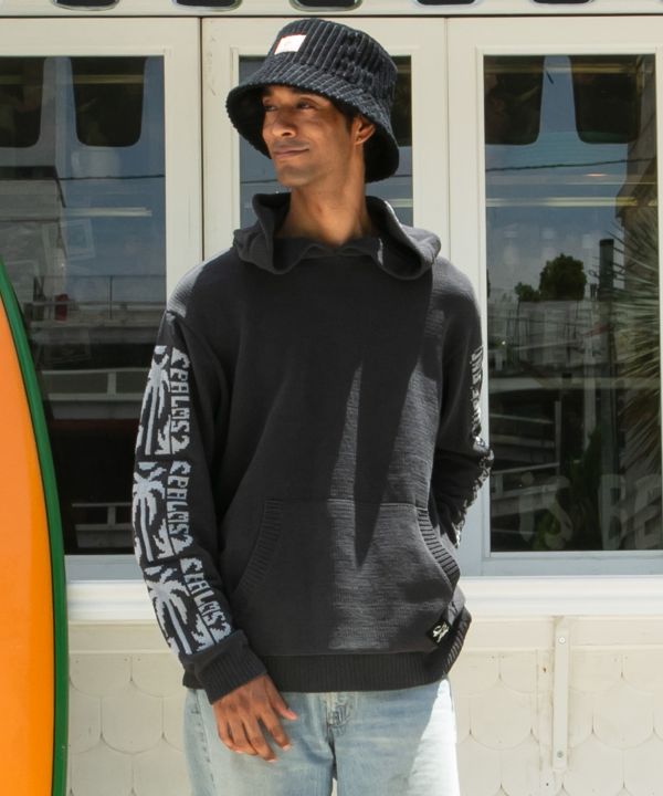 SURF＆Palms Men's Knit Hoodie