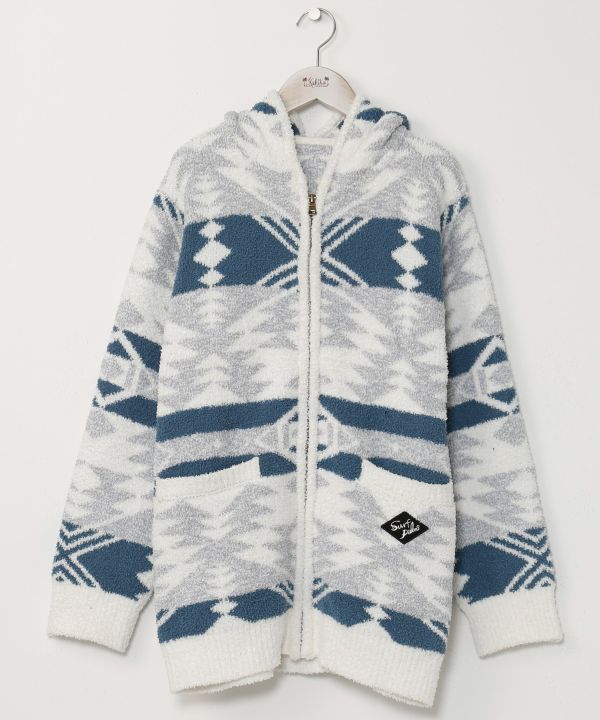 SURF＆Palms Men's Zip Up Knit Cardigan