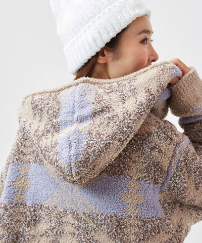 SURF＆Palms Zip Up Knit Cardigan