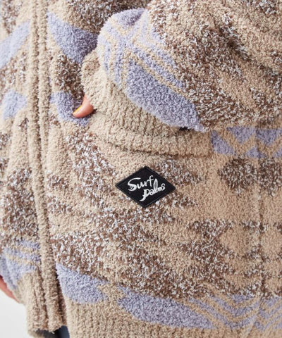 SURF＆Palms Zip Up Knit Cardigan