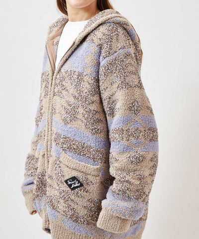 SURF＆Palms Zip Up Knit Cardigan