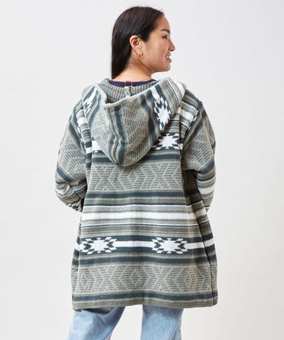 Geom Pattern Chenille Knit Jacket for Men