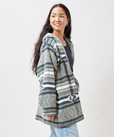 Geom Pattern Chenille Knit Jacket for Men