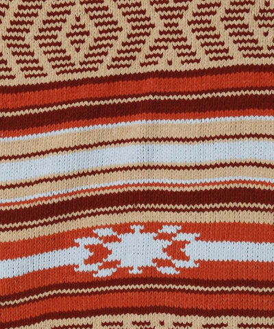 Geometric Pattern Chenille Knit Jacket