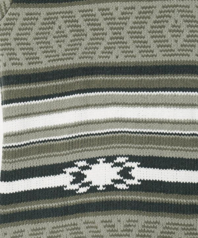 Geometric Pattern Chenille Knit Jacket